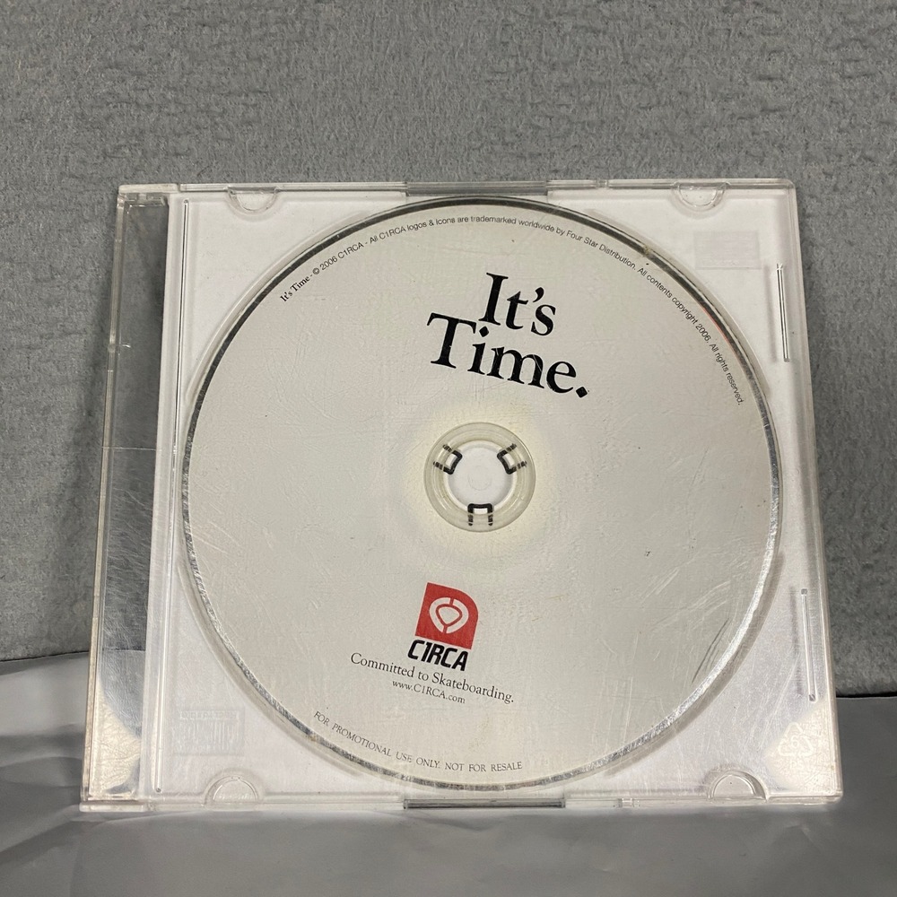 Circa It's Time Skate Video DVD NTSC 2006 Promo Skateboarding Film